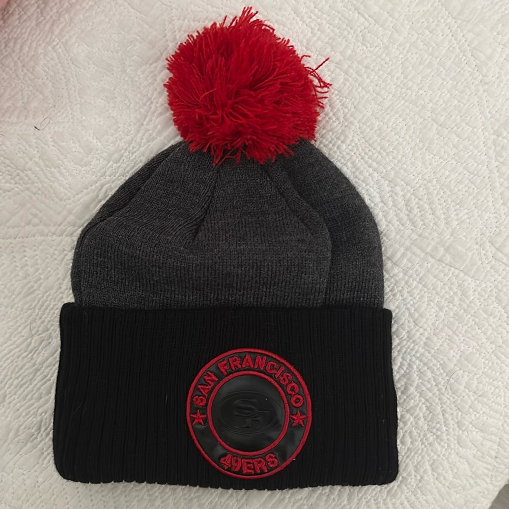 New Era San Francisco 49’ers Beanie - Black & Red